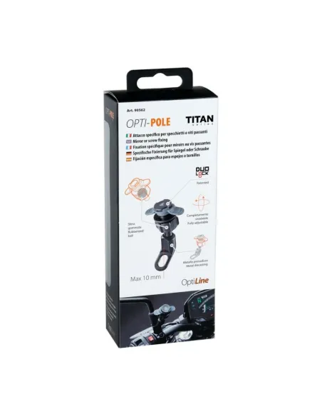 Fijacion Titan Opti-Line Especifica Para Espejos O Tornillos