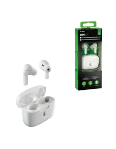 Auriculares Blancos Estereo Bluetooth Con Estuche De Carga