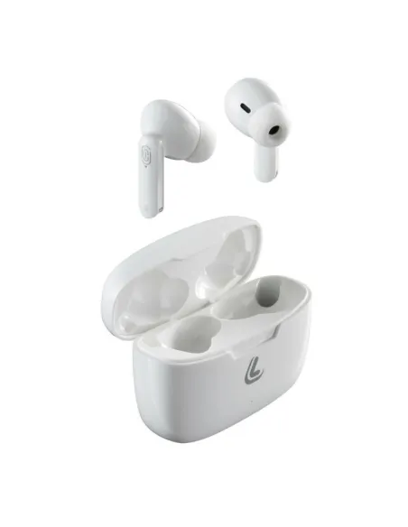 Auriculares Blancos Estereo Bluetooth Con Estuche De Carga