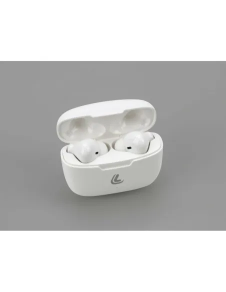 Auriculares Blancos Estereo Bluetooth Con Estuche De Carga