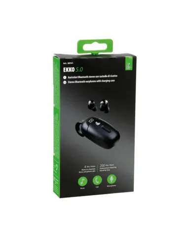 Auriculares Negros Estereo Bluetooth Con...