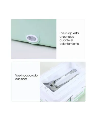 Fiambrera Electrica Faseba 12/24V Con Cubiertos...