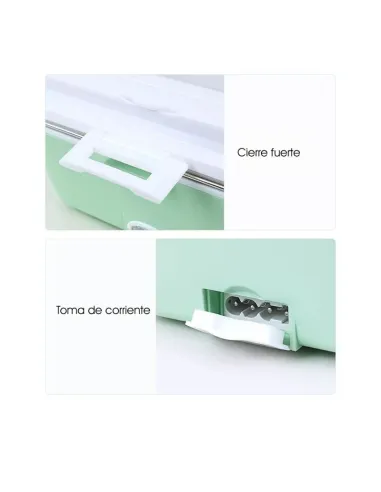 Fiambrera Electrica Faseba 12/24V Con Cubiertos...