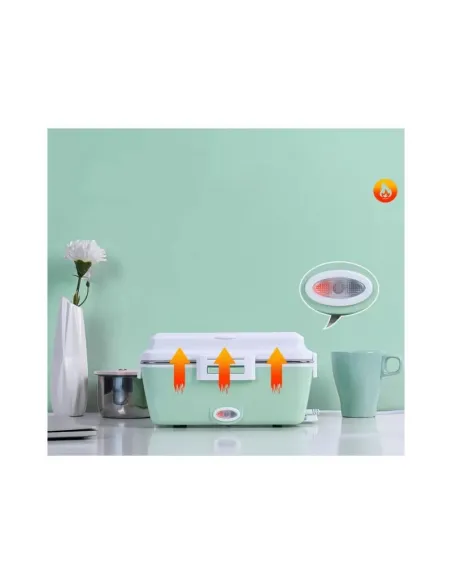 Fiambrera Electrica Faseba 12/24V Con Cubiertos (Colores Surtidos)