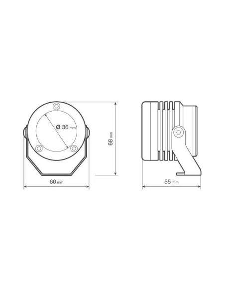 Faros Auxiliares Led 12 V Azul