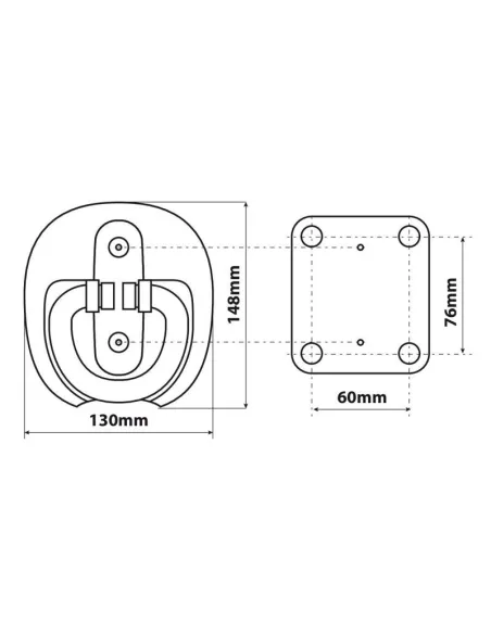 Anclaje Para Moto Para Instalacion En Suelo
