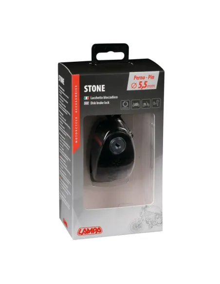 Seguro De Disco Para Moto Negro 5 Mm