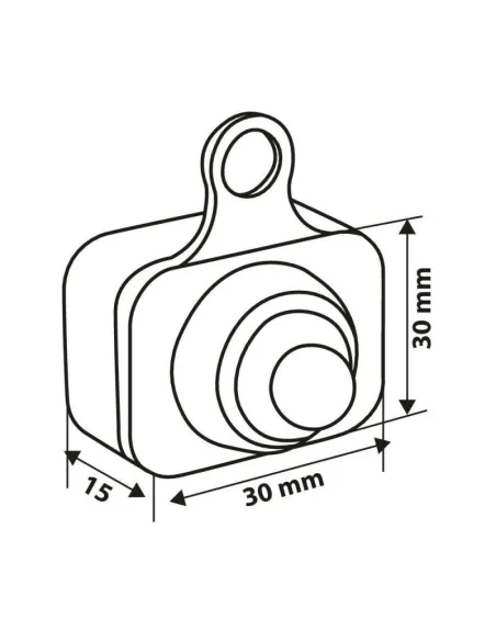 Interruptor Encendido /Apagado 12V Negra