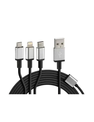Cable Multi-Carga Con 3 Concetores Micro...