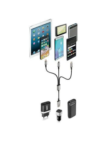 Cable Multi-Carga Con 3 Concetores Micro...