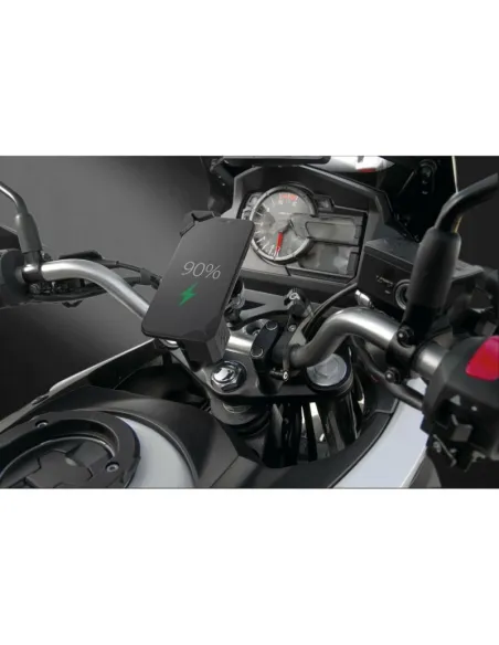 Soporte Opti-Line Universal Alta Resistencia Con Carga Inalambrica Aluminio Y Acero Inoxidable