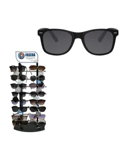 Gafa De Sol Unisex Montura De Plastico Color Negro...