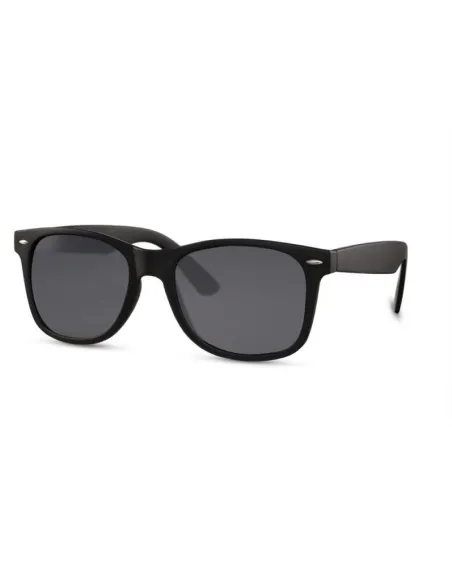 Gafa De Sol Unisex Montura De Plastico Color Negro (Expositor 16 Unidades)