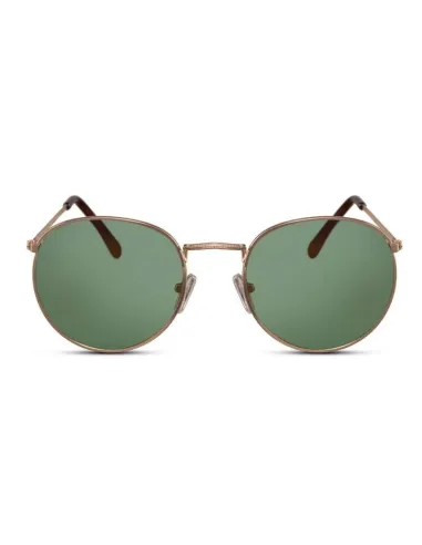 Gafa De Sol Redonda Unisex Montura De Metal...