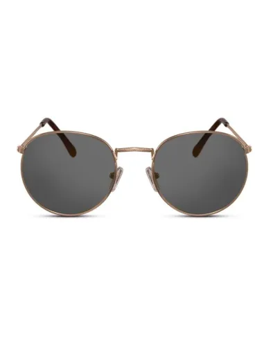 Gafa De Sol Unisex Montura De Metal Color Lente...