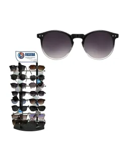 Gafa De Sol Unisex Montura De Plastico Color Negro...