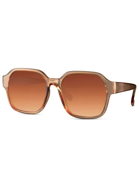 Gafa De Sol Mujer Montura De Plastico Color Cafe(Expositor 16 Unidades)