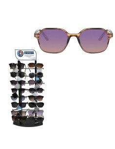 Gafa De Sol Unisex Montura De Plastico Color Lente...