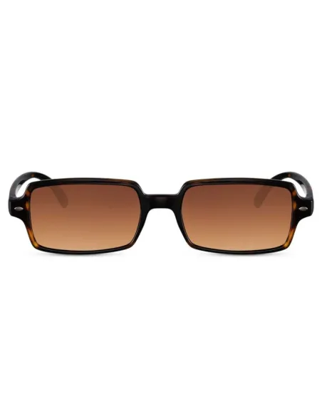 Gafa De Sol Unisex Montura De Plastico Color Cafe (Expositor 16 Unidades)