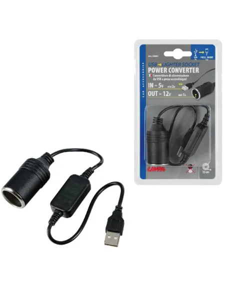 Transformador Puerto Usb -Toma 12V
