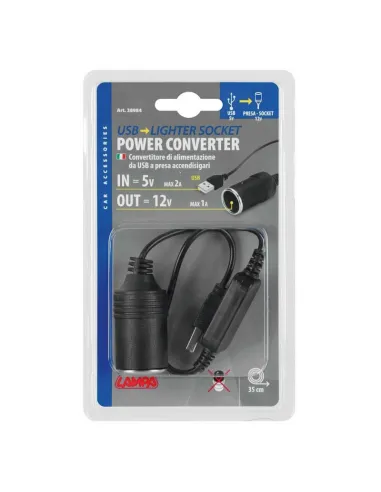 Transformador Puerto Usb -Toma 12V