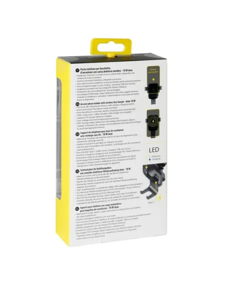 Soporte De Telefono Con Carga Inalambrica Wireless