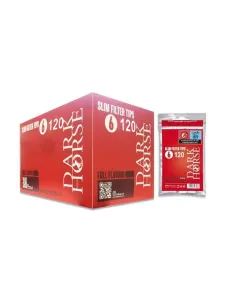 Filtros De Fumar Dark Horse Slim 6 Mm (Bolsa De 120...