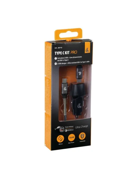 Cargador Doble Toma (Usb Y Tipo C) + Cable De Tipo C A Tipo C