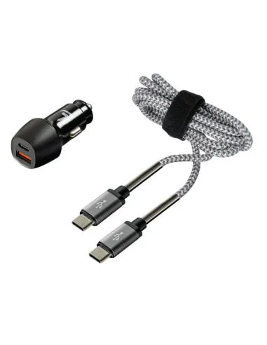 Cargador Doble Toma (Usb Y Tipo C) + Cable De...