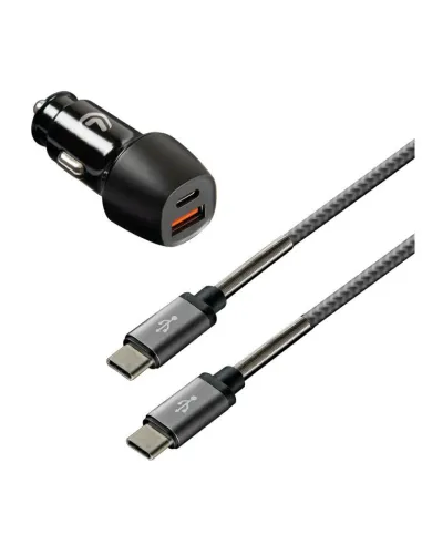 Cargador Doble Toma (Usb Y Tipo C) + Cable De...