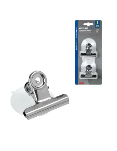 Clips Metalicos Con Ventosa 50 Mm (2 Unidades)