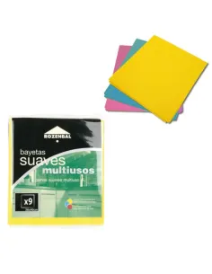Bayeta Multiusos Colores 36X40 Cm(9 Unidades)