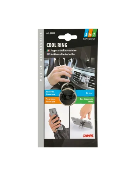 Soporte Para Telefono Adhesivo Multiusos 3 En 1 ( Cool Ring)