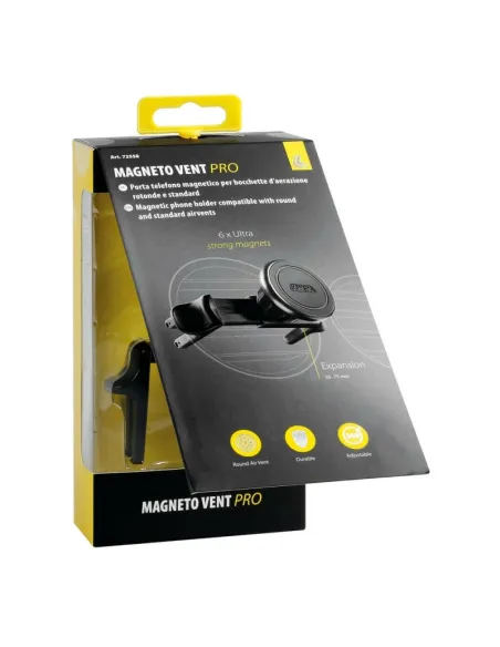 Soporte Para Telefono Para Rejilla Estandar O Redona (Magneto Vent Pro)