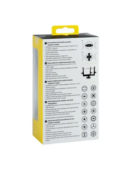 Soporte Para Telefono Para Reijilla Estandar O Redonda (Snap Vent Pro)