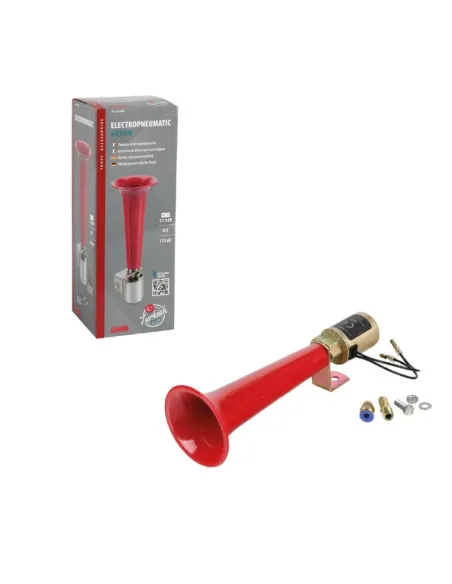 Bocina Electroneumatica 12/24V 8A Sonido Turco 110 Db