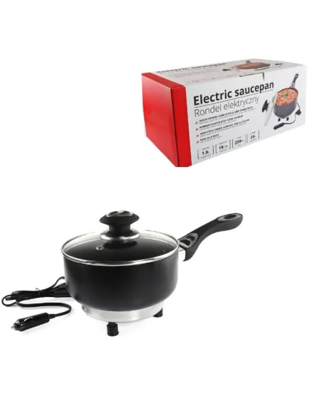 Olla Electrica Con Tapa 24V 250W 18Cm X 8Cm