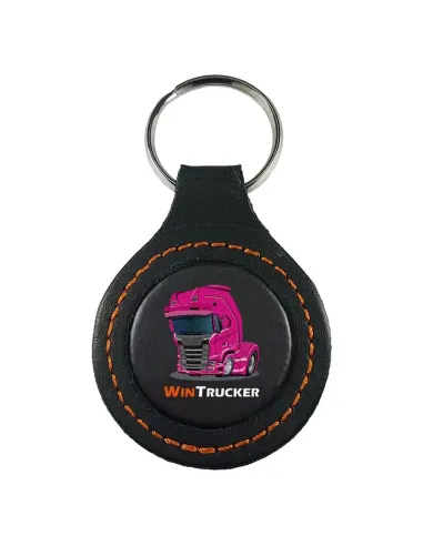 Llavero Piel Wintrucker Tipo Scania20 Rosa