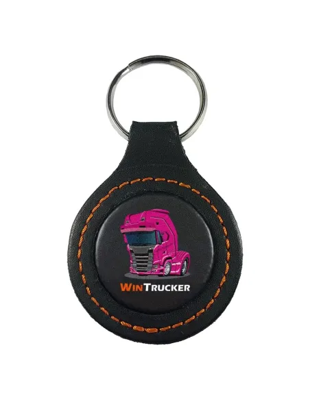Llavero Piel Wintrucker Tipo Scania20 Rosa