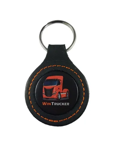 Llavero Piel Wintrucker Tipo Iveco21 Naranja