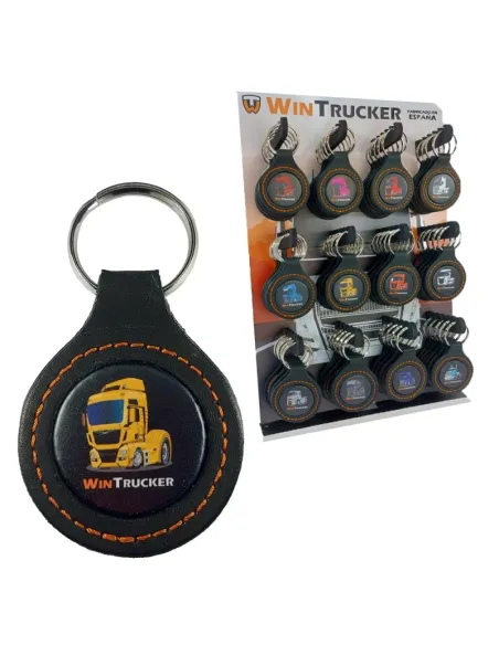 Llavero Piel Wintrucker Tipo Man20 Amarillo