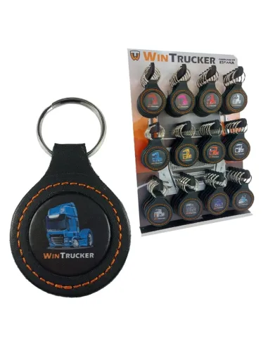Llavero Piel Wintrucker Tipo Daf20 Azul