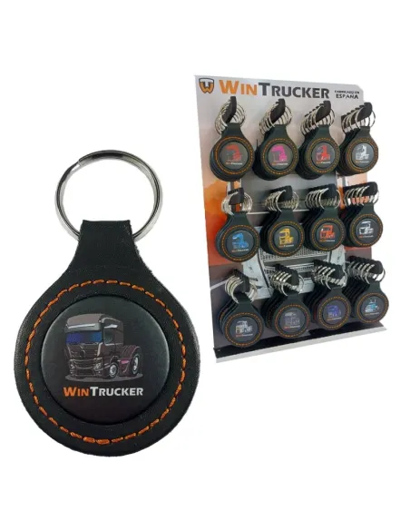 Llavero Piel Wintrucker Tipo Mercedes20 Gris