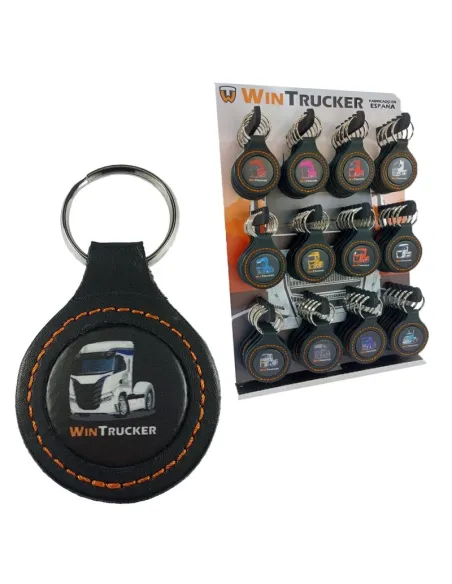 Llavero Piel Wintrucker  Tipo Pegaso75A Blanco