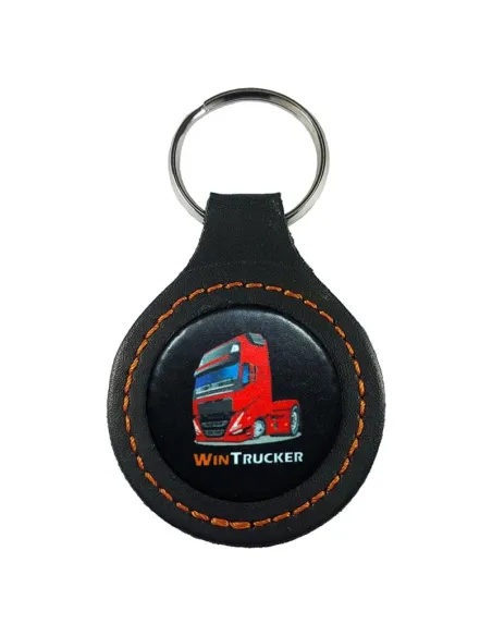 Llavero Piel Wintrucker Tipo Volvo21 Rojo
