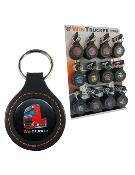 Llavero Piel Wintrucker Tipo Volvo21 Rojo