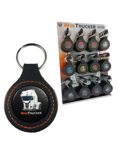 Llavero Piel Wintrucker Tipo Scania20 Blanco