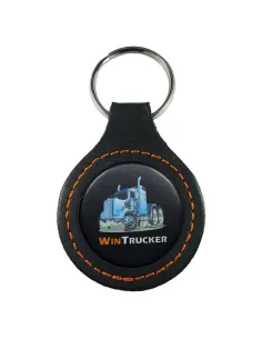 Llavero Piel Wintrucker Tipo Kenworth Azul
