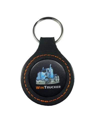 Llavero Piel Wintrucker Tipo Kenworth Azul