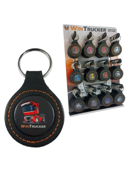 Llavero Piel Wintrucker Tipo Renault20 Rojo